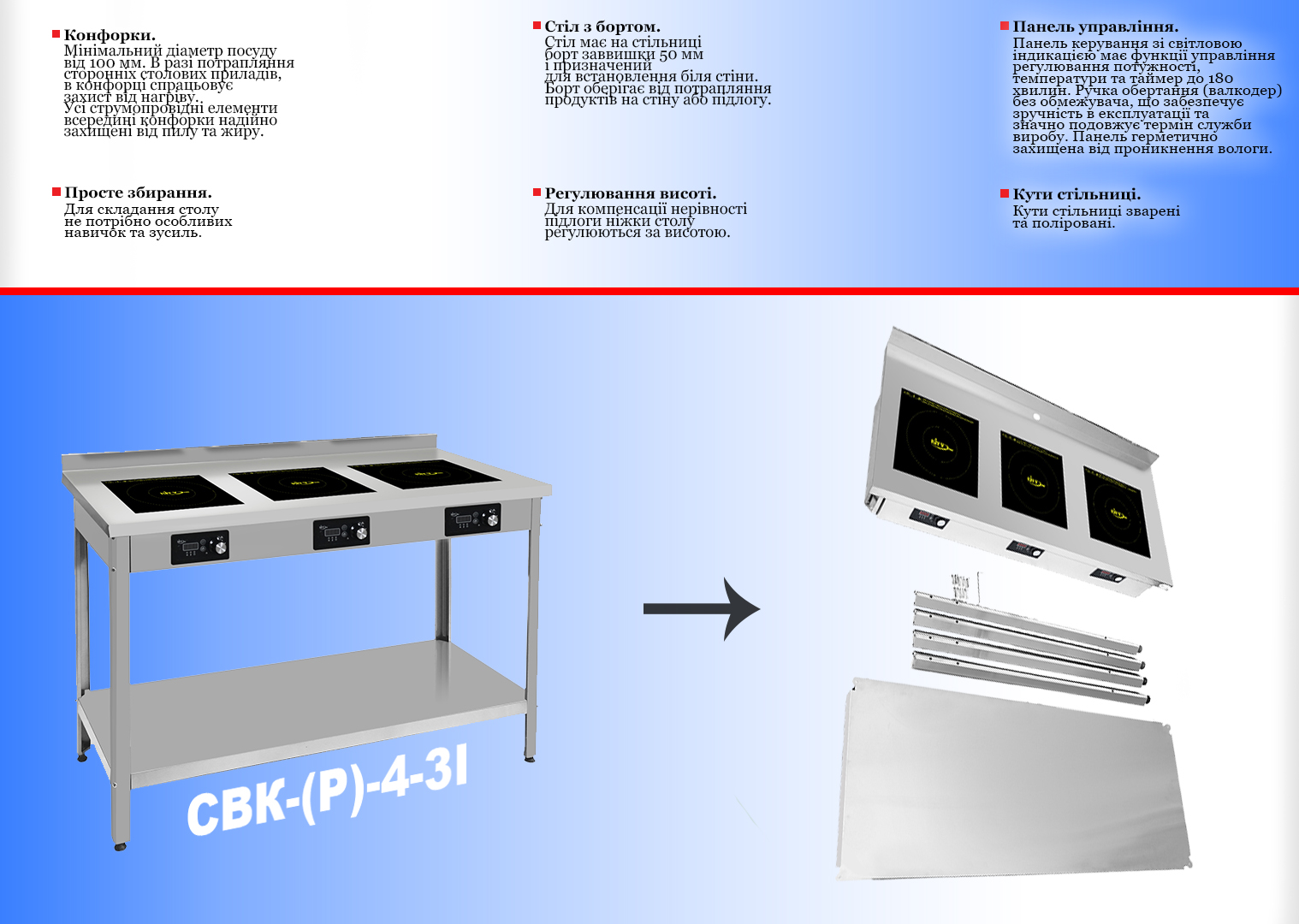 столы комби разборные 4.1